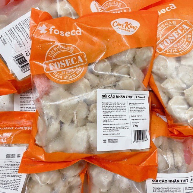Sủi cảo nhân thịt Foseca 1kg | BigBuy360 - bigbuy360.vn