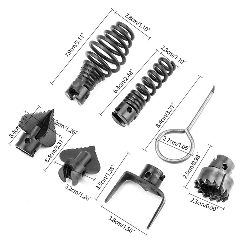 Dụng Cụ Làm Sạch Đường Ống Thoát Nước 7x 16mm Cho Đầu Ống Dẫn