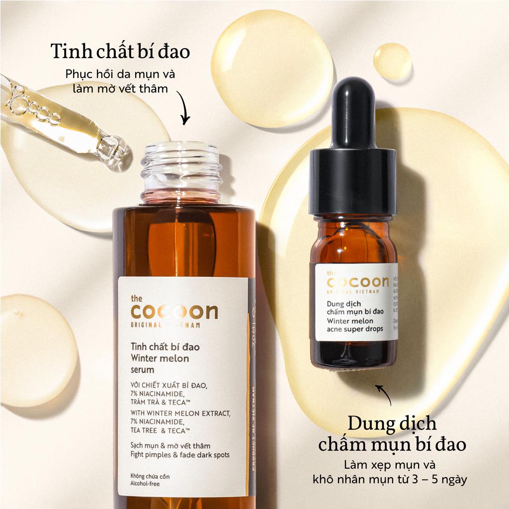 Dung Dịch Chấm Mụn Bí Đao Cocoon - Hỗ Trợ Giảm Mụn, Sạch Mụn The Cocoon Winter Melon Acne Super Drops 5ml