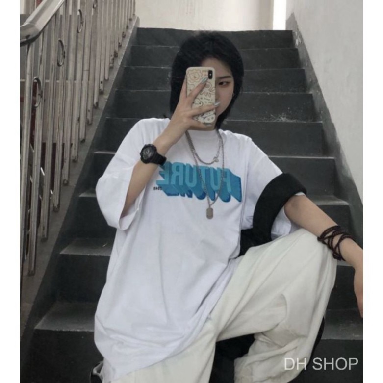 Áo thun tay lỡ Unisex Awesometee, áo phông form rộng ATL M361-12