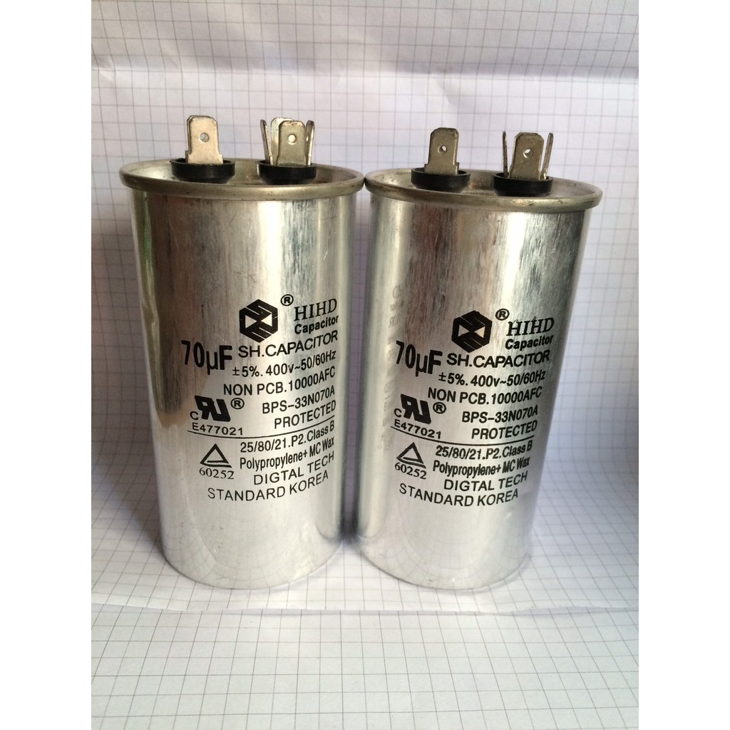 Tụ điều hòa 400vac, từ 25uf đến 80uf T3040