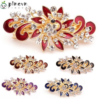 STARMO Kẹp Tóc Hình Con Công Đính Đá Thời Trang