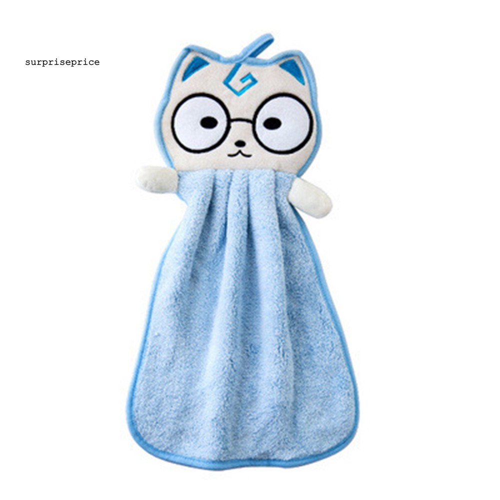 Khăn lau tay treo tường kiểu họa tiết hoạt hình đáng yêu