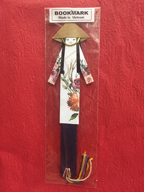Kẹp sách đánh dấu trang hình cô gái áo dài