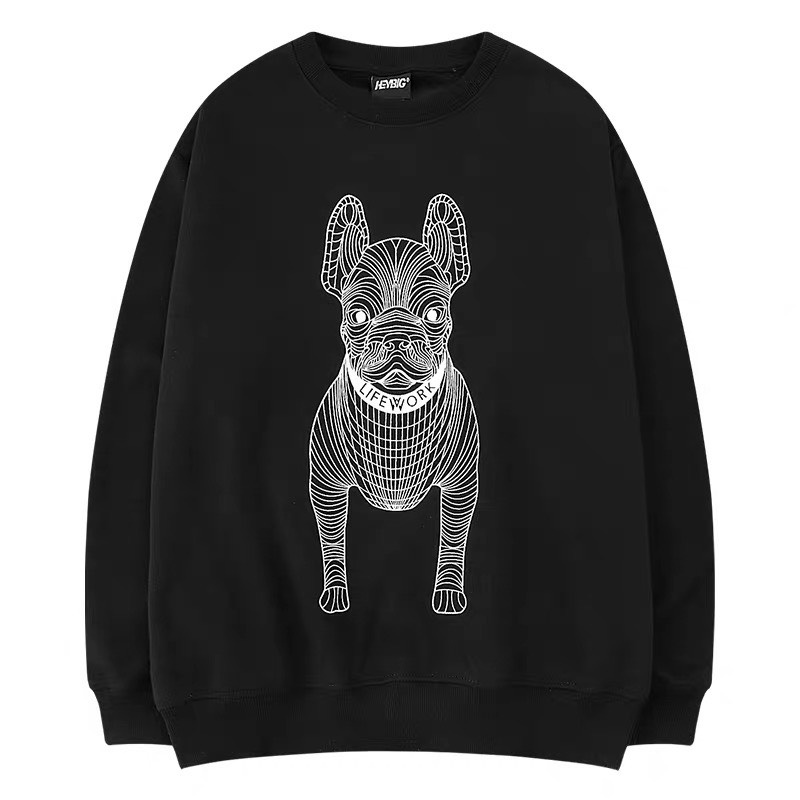 Áo thu đông sweater in hình chó Pug siêu hot