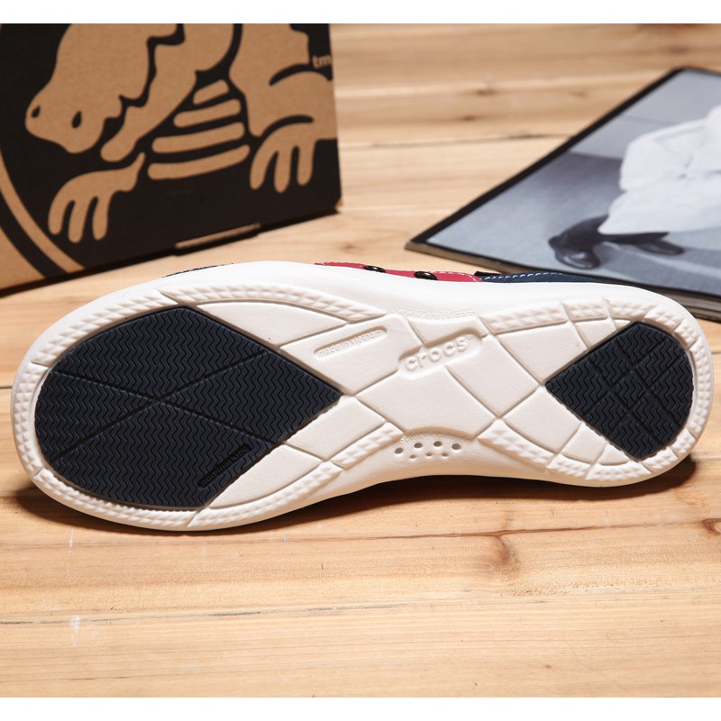 CROCS Giày Lười Vải canvas Thời Trang Dành Cho Nam