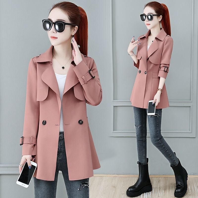 ❀Áo Khoác Dáng Dài Phong Cách Hàn Quốc Thời Trang Thu Đông Dành Cho Nữ 2021