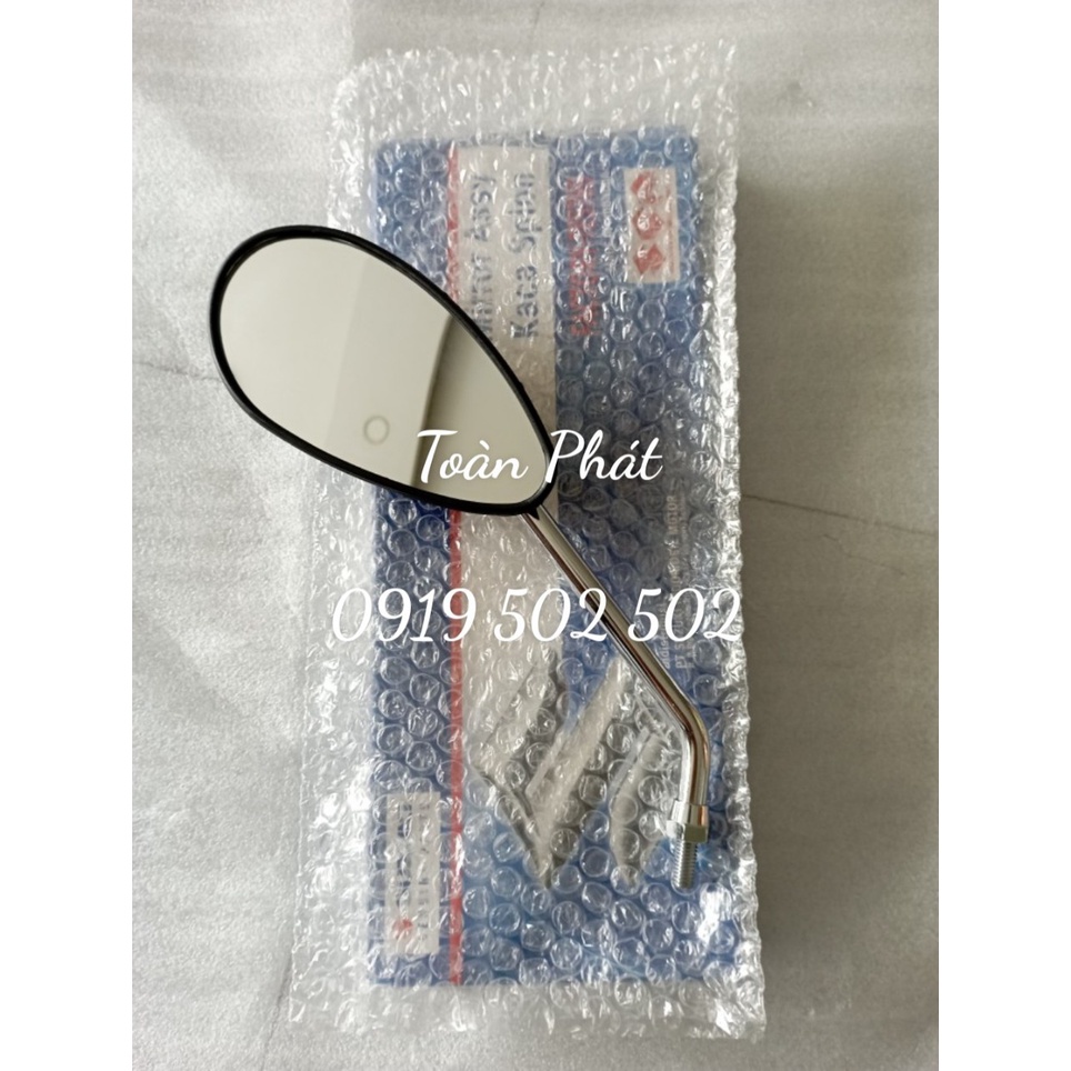 KÍNH HẬU BÊN TRÁI - 56600-28F20-000 - KÍNH HẬU CHÂN INOX - SATRIA/RAIDER FI CHÍNH HÃNG SUZUKI INDONESIA