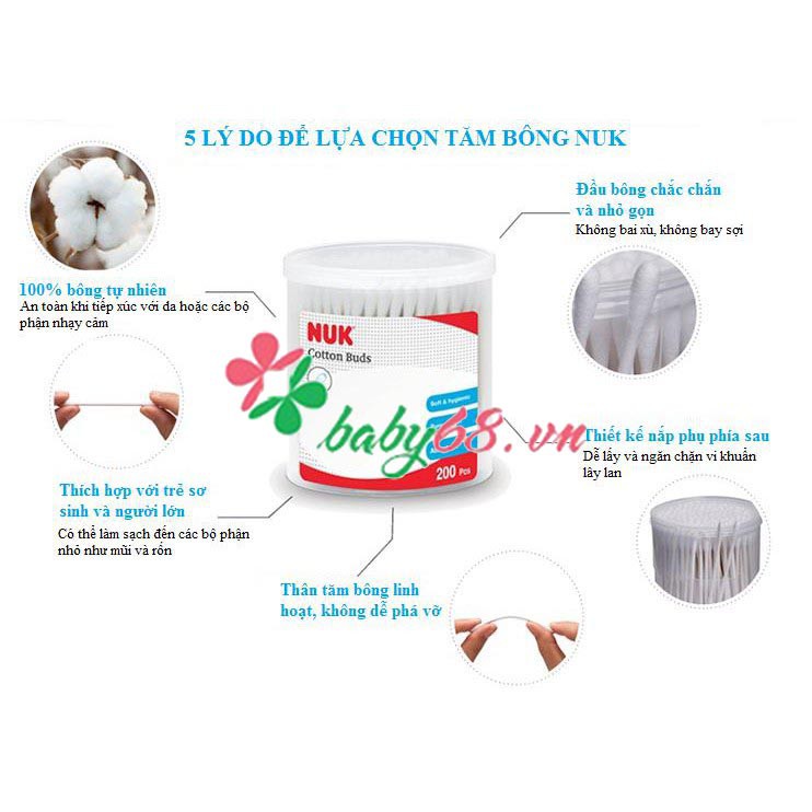 Lót thấm sữa Nuk hộp 60 cái