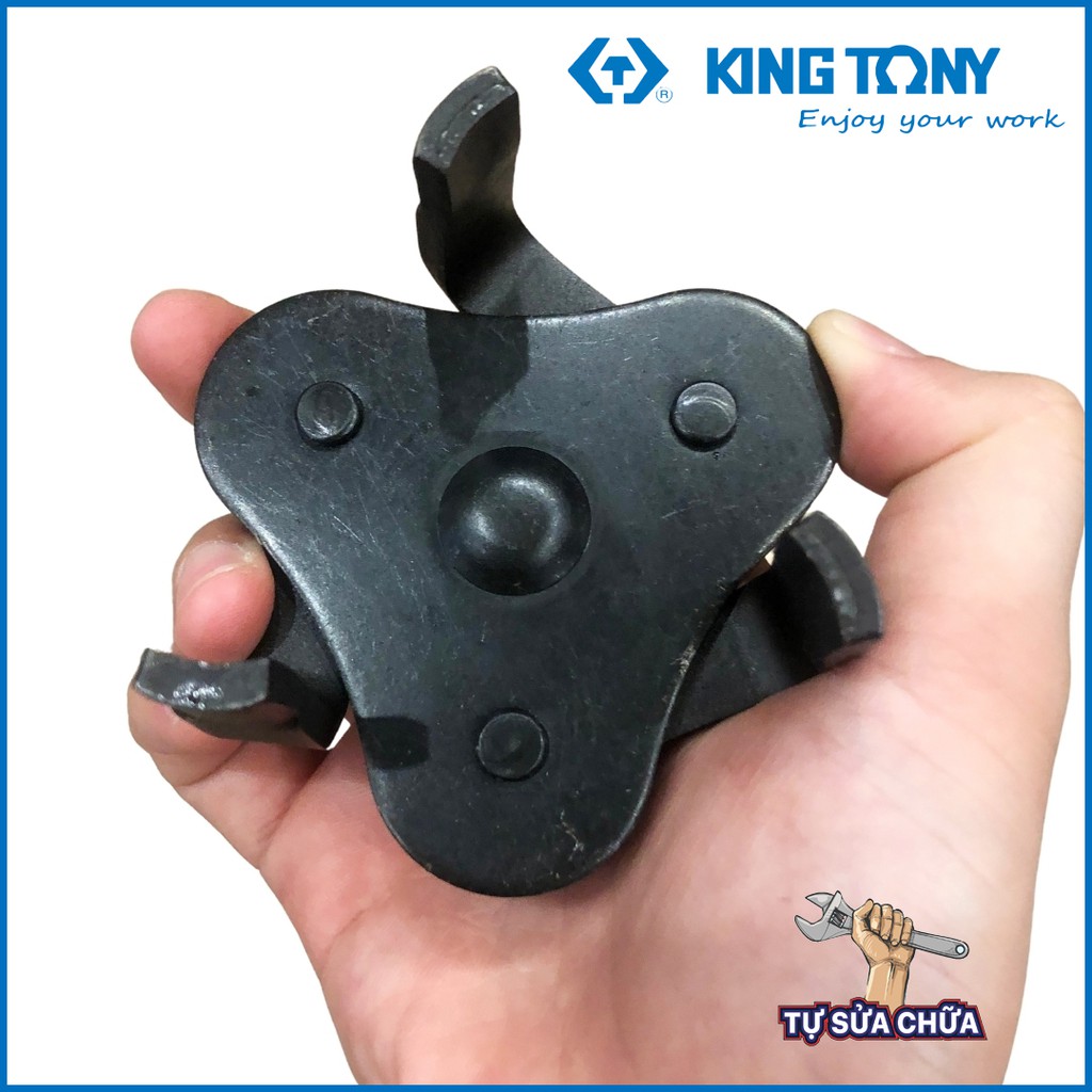 Vam tháo cốc lọc nhớt. lọc dầu Kingtony No.9AE42 đầu nối 1/2 inch, tích hợp 3 chân