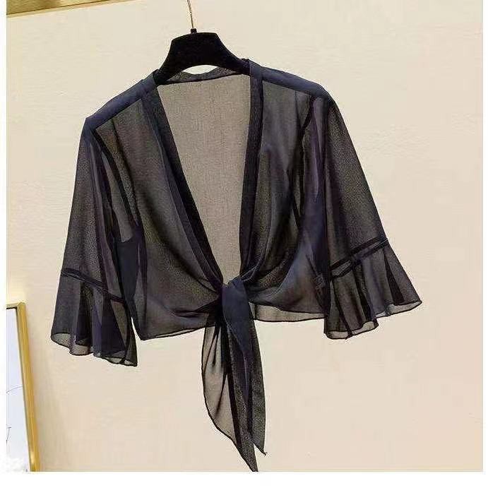 Áo Sơ Mi Chiffon Tay Ngắn Chống Nắng Thời Trang Mùa Hè Dành Cho Nữ 2021 | BigBuy360 - bigbuy360.vn