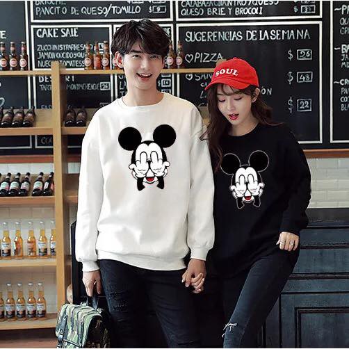 ÁO NỈ SWEATER NAM NỮ DÀI TAY NAM NỮ CHUỘT MICKEY ĐẸP | BigBuy360 - bigbuy360.vn