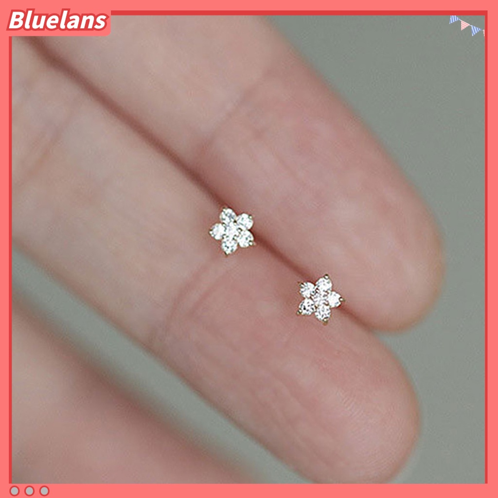 Đôi Bông Tai Hình Ngôi Sao Đính Đá Thời Trang Cho Nữ