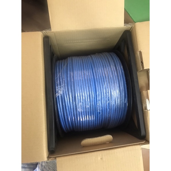 Dây cáp mạng AMP Commscope Cat 6 UTP Blue