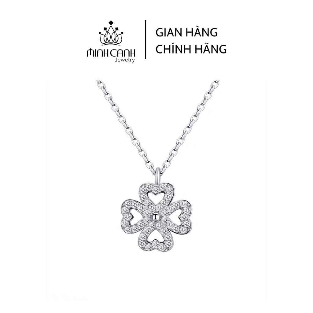 Dây Chuyền Bạc 4 Cánh Xoay Minh Canh Jewelry