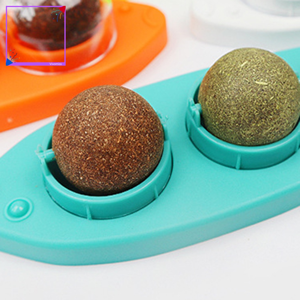 Quả Bóng Catnip Gắn Tường Sáng Tạo Thoải Mái Cho Mèo Cưng