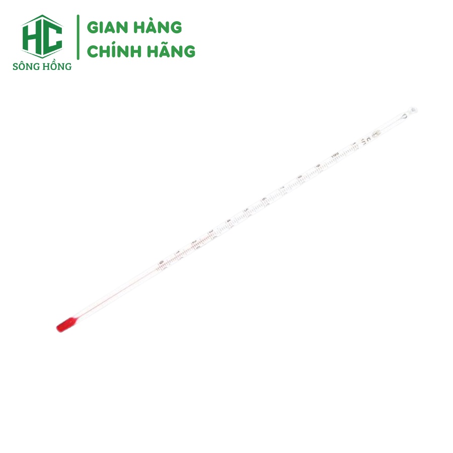 Đũa Nhiệt Kế Thủy Ngân Nhiệt Độ Nước 100 Độ C Dài 40cm - Đũa Đo Nhiệt Độ