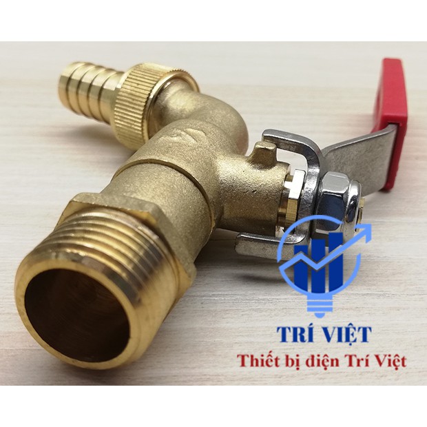 Vòi nước ngoài trời, vòi đồng, van xả hồ Minh Hòa Phi 27 - Cứng cáp - Đảm bảo chất lượng tốt, Không gỉ sét, bền vững