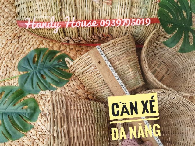 Cần xé tre đan tinh xảo, đa năng nhiều size 7x8, 12x13, 23x19