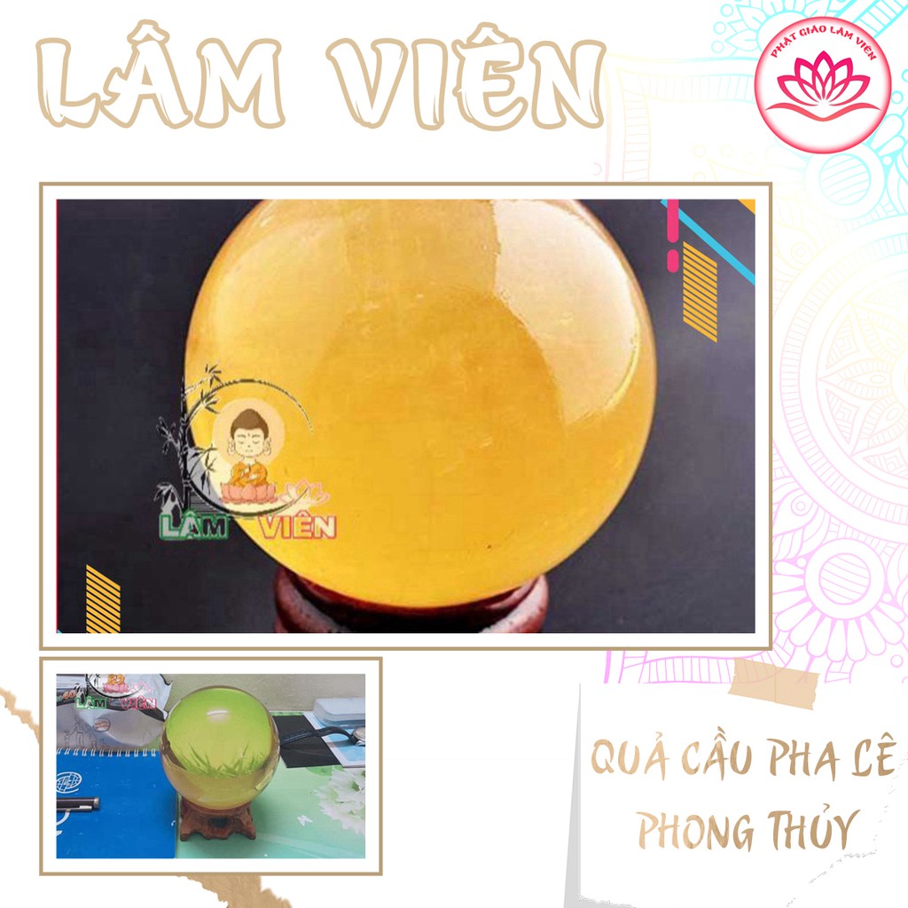 Quả Cầu Phong Thủy Pha Lê,Hóa Giải Hung Sát,Kích Tài Lộc,Quả Cầu Phong Thủy Shop Lâm Viên
