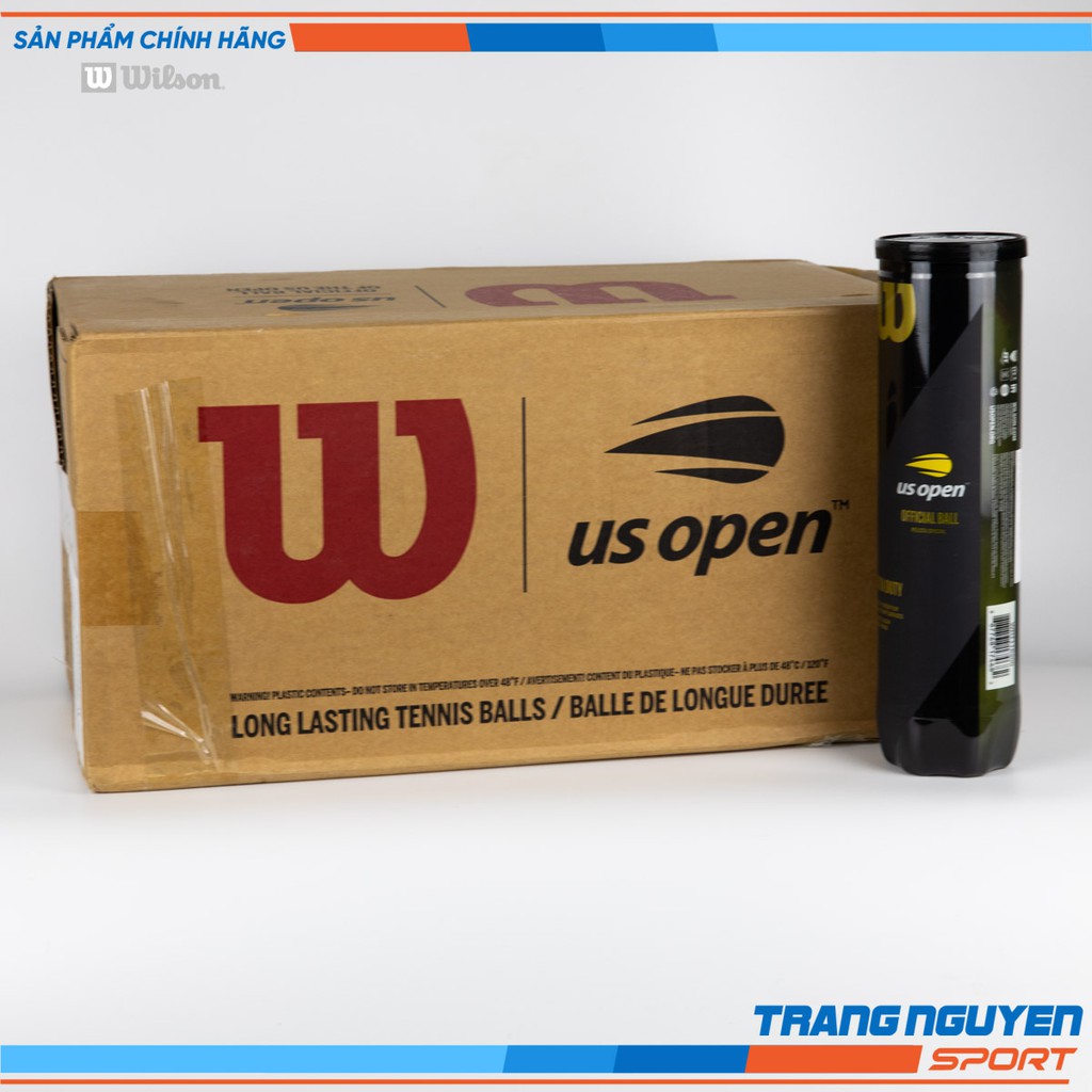 Bóng Tennis Wilson US OPEN | mã WRT116200 (4 quả/hộp) - Mẫu mới 2020