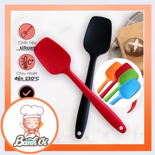  Phới thìa   phới vét bột dạng thìa silicon 28cm 