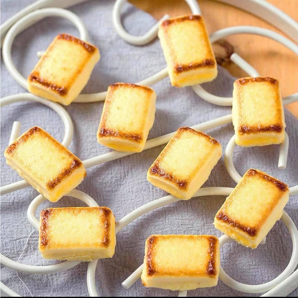 Bánh phô mai nướng Nhật ⚡ SIÊU NGON ⚡ Bánh phô mai nướng Cheese Bake Morinaga Nhật Bản hộp 10 viên Chuẩn nội địa