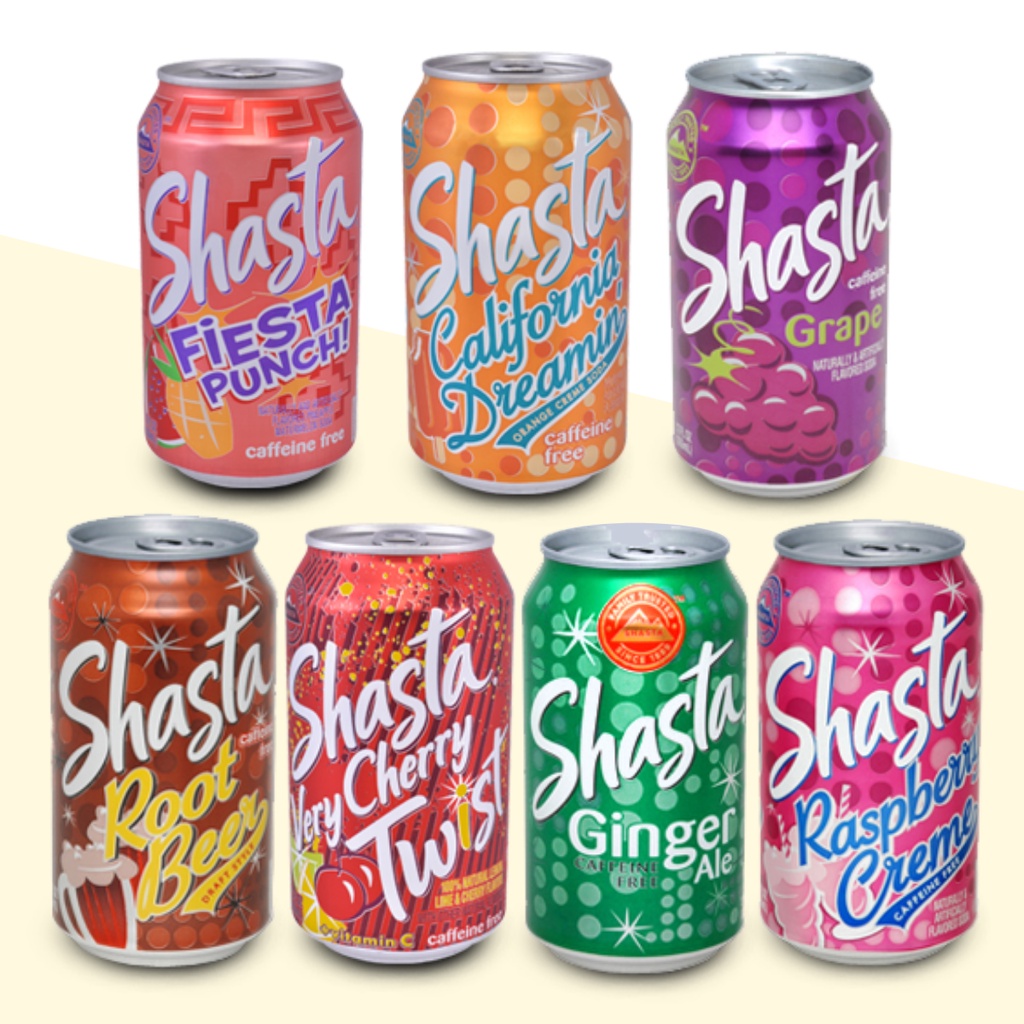 Nước ngọt shasta 335ml nhập khẩu từ Mỹ