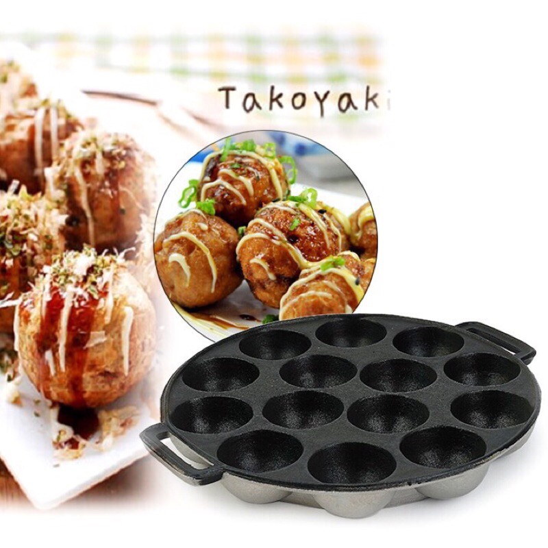 Khuôn Làm Bánh Bạch Tuộc Takoyaki Nhật Không Dính