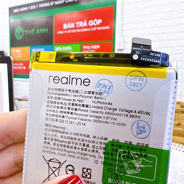 Pin Realme 7 / Realme V5 - BLP807 Zin