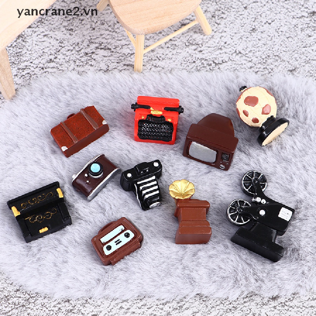 Đồ Chơi Mô Phỏng Đài Radio / Quả Địa Cầu Mini Cho Nhà Búp Bê