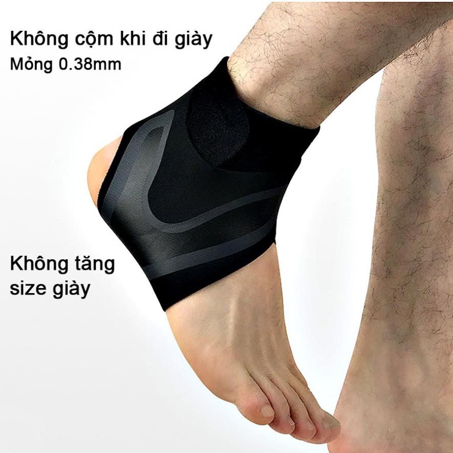 Bó chống lật cổ chân, sơ mi cho Nam và Nữ - Phục hồi sau chấn thương Đá Bóng,  Cầu Lông, chạy bộ - LuânSport ་