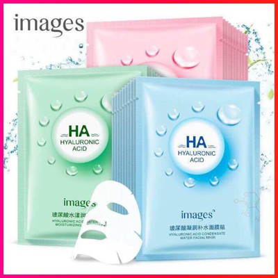 Mặt nạ giấy dưỡng da cấp ẩm thải độc HA IMAGES HYALURONIC ACID SONA