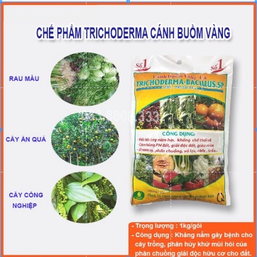 Trichoderma 1kg - chế phẩm hữu cơ diệt nấm đối kháng, tăng hiệu lực đối kháng cho cây trồng