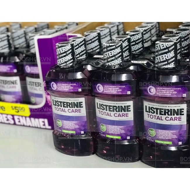 [1 CHAI] Nước Súc Miệng LISTERINE MỸ 1.5L ULTRA CLEAN | COOL MINT | TOTAL CARE - COSTCO MỸ