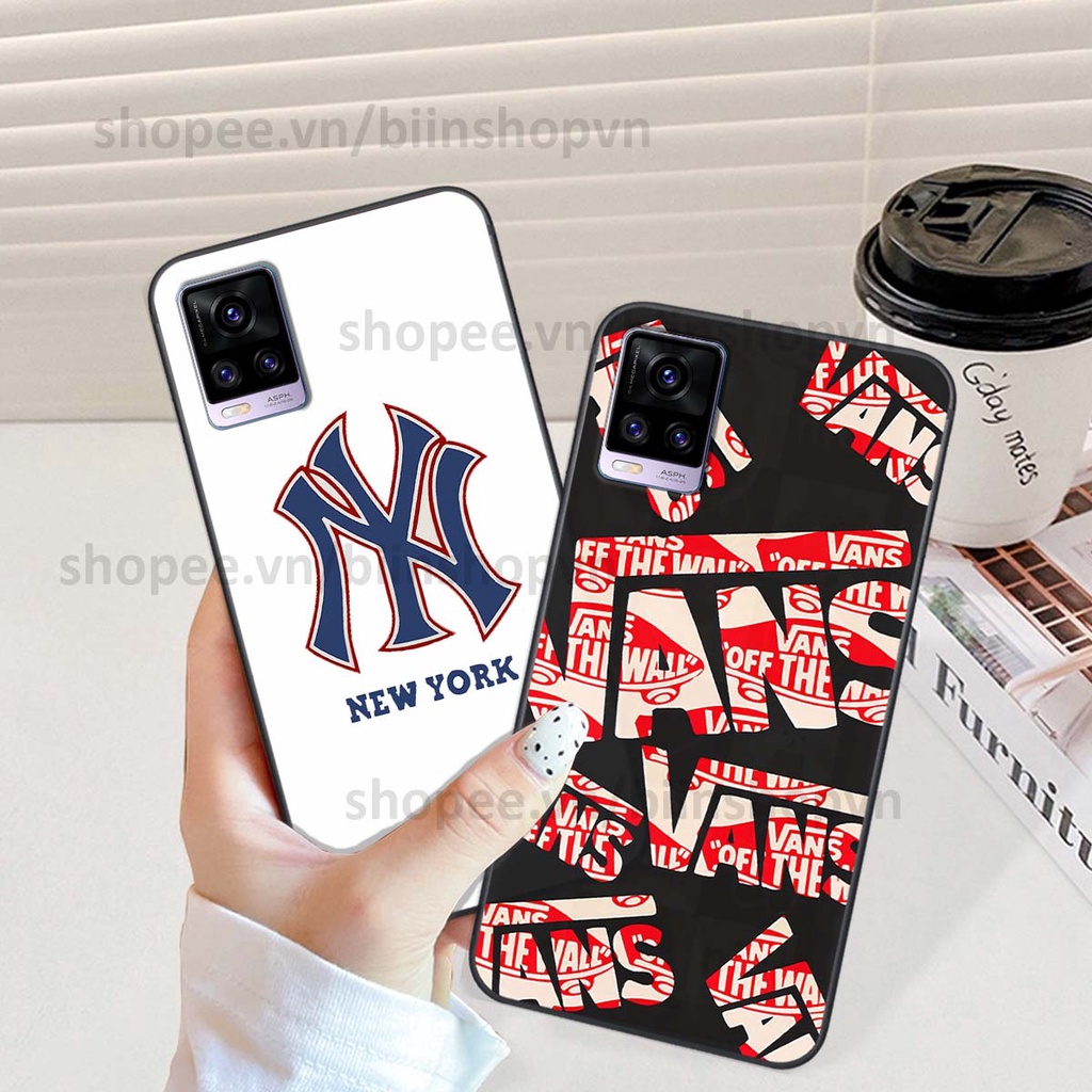 Ốp Vivo V20 in hình các thương hiệu nổi tiếng siêu đẹp, thời trang cá tính