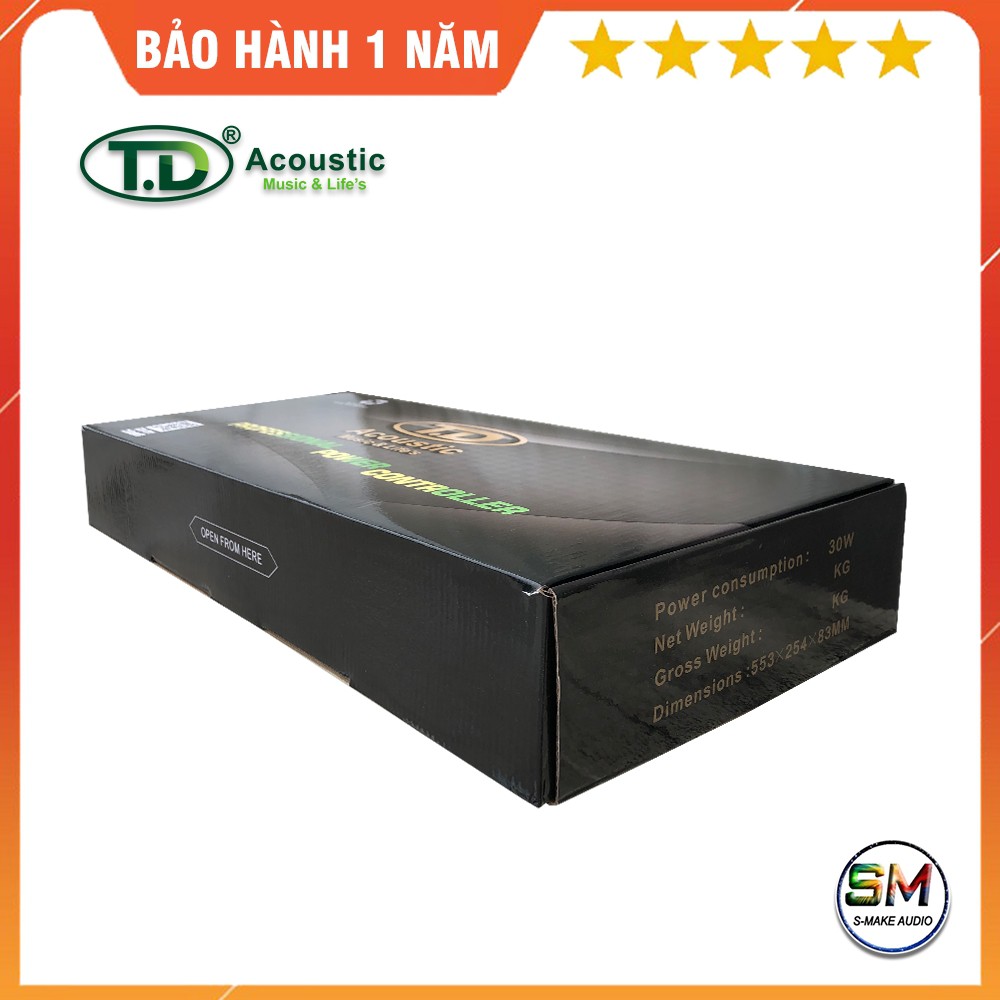 Quản lý nguồn điện TD Acoustic PS-802 máy bảo vệ dàn âm thanh - thiết bị chống chập cháy - smake audio