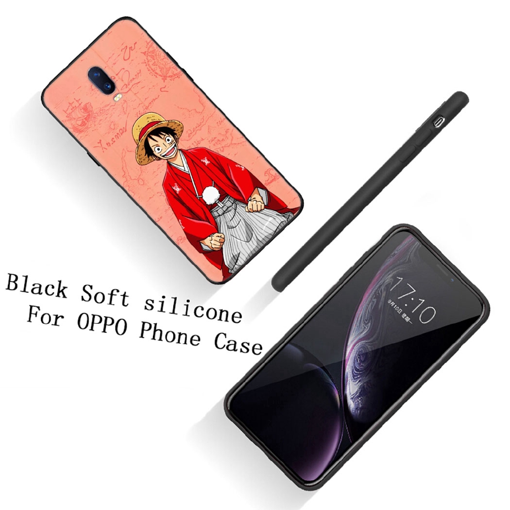 Ốp điện thoại silicon in hình anime One Piece cho OPPO F11 R17 Pro F1Plus A9 R9 R9S R15 A1K A5 A9 2020