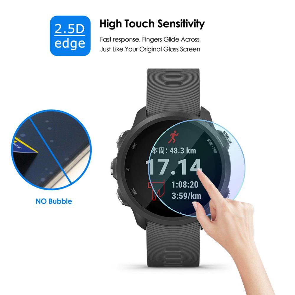 BTLIMER Kính Cường Lực Siêu Mỏng HD 2.5D Cho Garmin Forerunner 245M / 245