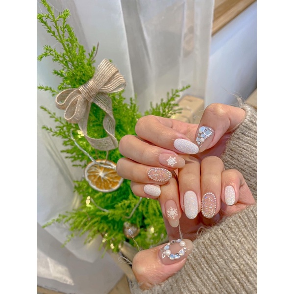 Dây bi dẹt trang trí 4 màu cực xinh MaiAnhNails