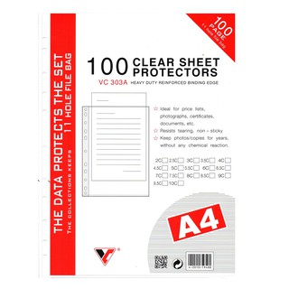 Bìa lỗ A4 VC 500g