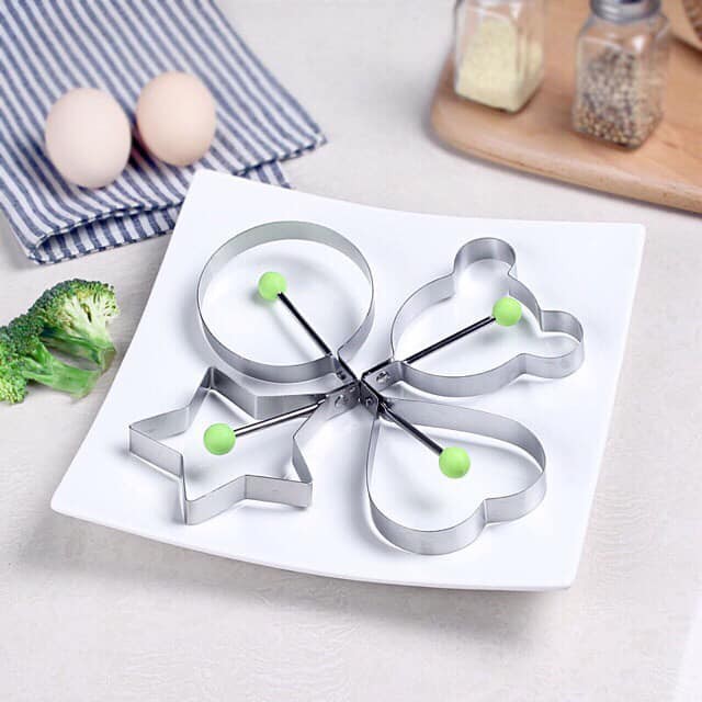 Khuôn ốp trứng, làm bánh siêu ngộ nghĩnh cho bữa ăn phong phú
