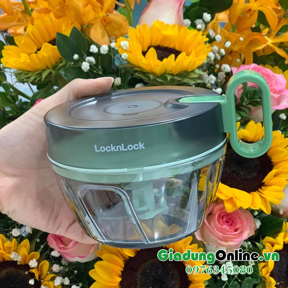 Dụng Cụ Băm Nhỏ Hành Tỏi Ớt &amp; Rau Củ LocknLock CKS312 400ml Nhanh Và Tiện Lợi