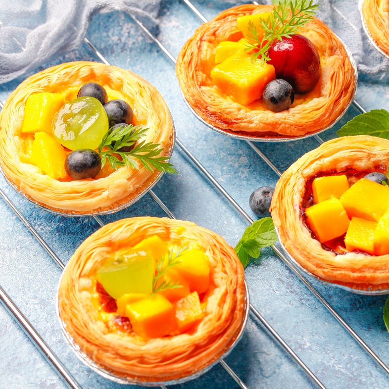 Giấy bạc đế bánh tart trứng bánh kem pateso giấy bạc nướng thức phẩm khuân nhôm nướng bánh AZ32