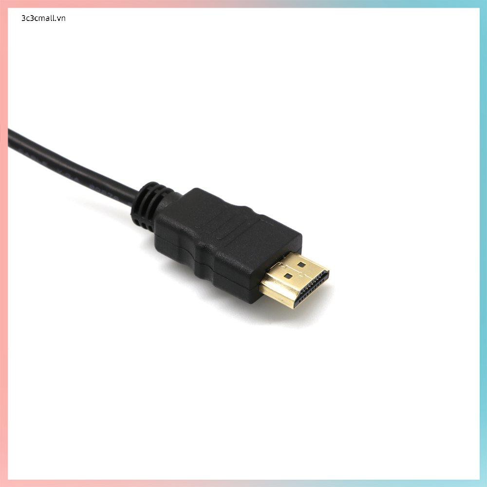 Dây cáp chuyển đổi đầu HDMI sang VGA D-SUB bền bỉ dành cho TV / máy tính để bàn