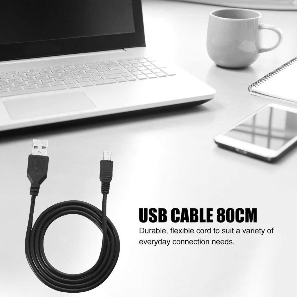 Dây Cáp Sạc Đầu USB 2.0 Tốc Độ Cao 5-pin Dài 80cm