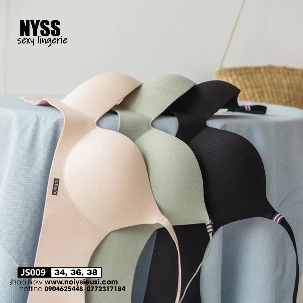Áo Ngực Không Gọng Jutsyle JS009 Mút Dày 2.5cm Ôm Nâng Khít Ngực Gợi Cảm Cuốn Hút