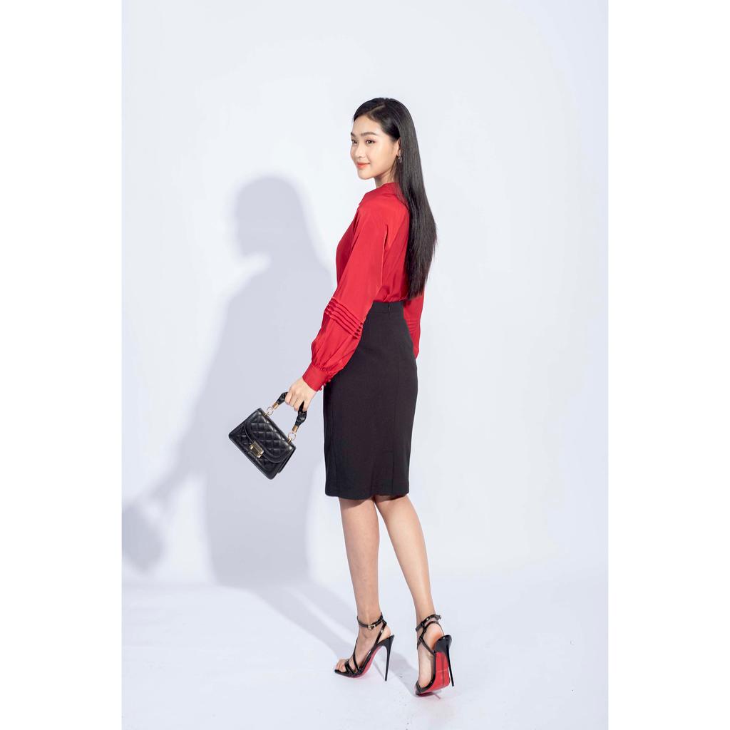 Chân váy bút chì, xẻ sau MMOutfit M-JU020421072