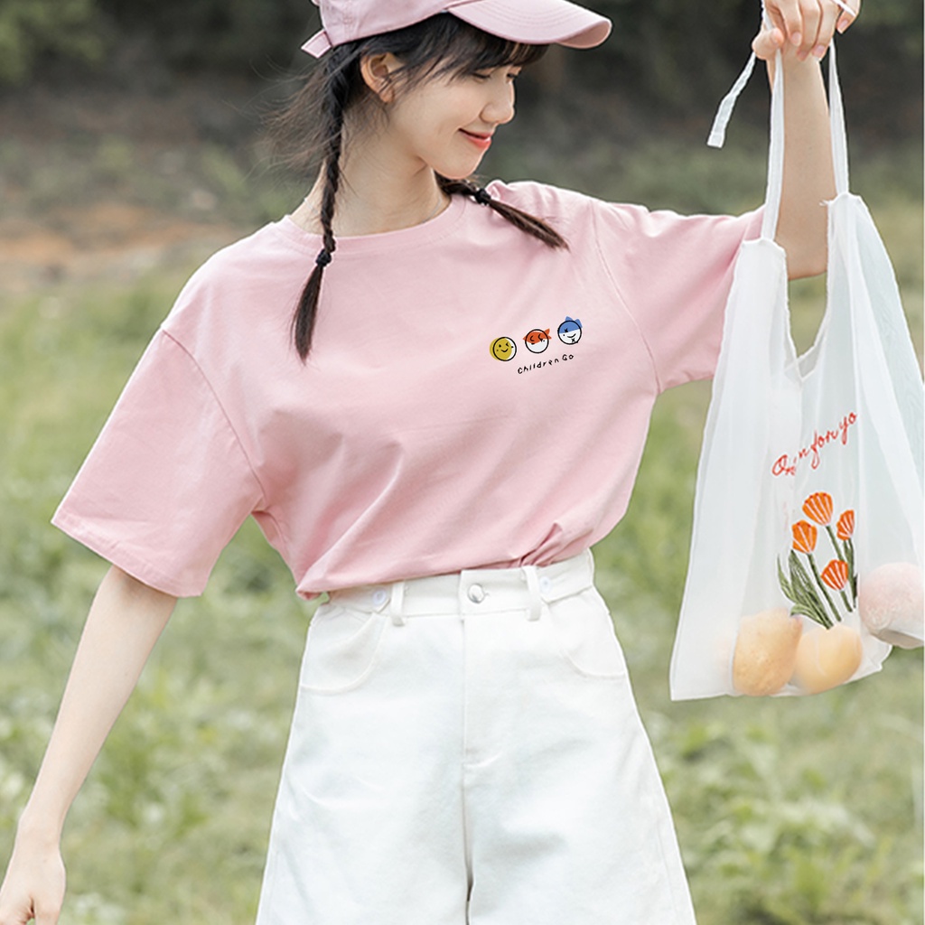 Áo Thun Nữ Children Go KENA Form Áo Đơn Giản Vải Cotton Mềm Mát - KAT-109 | BigBuy360 - bigbuy360.vn