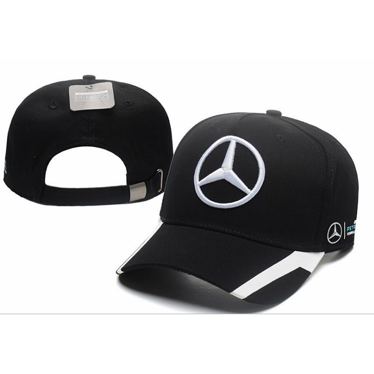 Mũ Lưỡi Trai In logo Bmw Mercedes-Benz Thời Trang Mùa Hè